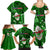 Samoa Rugby Family Matching Summer Maxi Dress and Hawaiian Shirt Manu Samoa Ula Fala Dabbing Ball Polynesian Green Version LT14 - Polynesian Pride