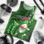 Samoa Rugby Men Tank Top Manu Samoa Ula Fala Dabbing Ball Polynesian Green Version LT14 Green - Polynesian Pride