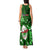 Samoa Rugby Tank Maxi Dress Manu Samoa Ula Fala Dabbing Ball Polynesian Green Version LT14 - Polynesian Pride