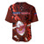 Samoa Rugby Baseball Jersey Manu Samoa Ula Fala Dabbing Ball Polynesian Red Version LT14 - Polynesian Pride