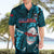 Samoa Rugby Hawaiian Shirt Manu Samoa Ula Fala Dabbing Ball Polynesian Turquoise Version LT14 - Polynesian Pride