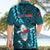 Samoa Rugby Hawaiian Shirt Manu Samoa Ula Fala Dabbing Ball Polynesian Turquoise Version LT14 - Polynesian Pride