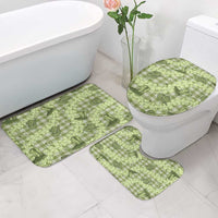 Lime Palaka Hawaii Cowboy Bathroom Set Puakenikeni Lei Paniolo Papale Seamless Vibes LT14 - Polynesian Pride