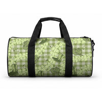 Lime Palaka Hawaii Cowboy Duffle Bag Puakenikeni Lei Paniolo Papale Seamless Vibes LT14 One size Lime - Polynesian Pride