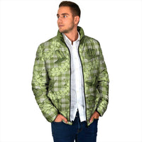 Lime Palaka Hawaii Cowboy Padded Jacket Puakenikeni Lei Paniolo Papale Seamless Vibes LT14 - Polynesian Pride