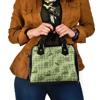 Lime Palaka Hawaii Cowboy Shoulder Handbag Puakenikeni Lei Paniolo Papale Seamless Vibes LT14 - Polynesian Pride