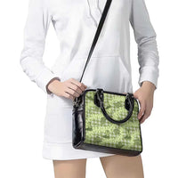 Lime Palaka Hawaii Cowboy Shoulder Handbag Puakenikeni Lei Paniolo Papale Seamless Vibes LT14 - Polynesian Pride
