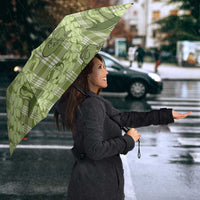 Lime Palaka Hawaii Cowboy Umbrella Puakenikeni Lei Paniolo Papale Seamless Vibes LT14 - Polynesian Pride