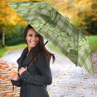 Lime Palaka Hawaii Cowboy Umbrella Puakenikeni Lei Paniolo Papale Seamless Vibes LT14 - Polynesian Pride
