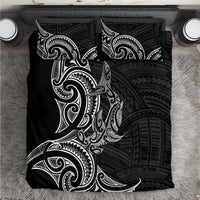 New Zealand Hammerhead Shark Bedding Set Maori Haehae Mangopare Black LT14 Black - Polynesian Pride