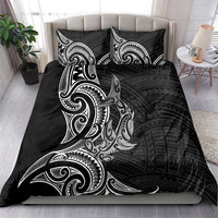 New Zealand Hammerhead Shark Bedding Set Maori Haehae Mangopare Black LT14 - Polynesian Pride