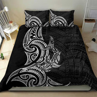 New Zealand Hammerhead Shark Bedding Set Maori Haehae Mangopare Black LT14 - Polynesian Pride