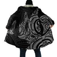 New Zealand Hammerhead Shark Cloak Maori Haehae Mangopare Black LT14 - Polynesian Pride