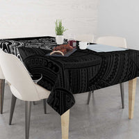 New Zealand Hammerhead Shark Tablecloth Maori Haehae Mangopare Black LT14 - Polynesian Pride