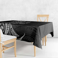 New Zealand Hammerhead Shark Tablecloth Maori Haehae Mangopare Black LT14 - Polynesian Pride