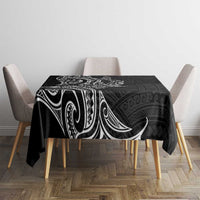 New Zealand Hammerhead Shark Tablecloth Maori Haehae Mangopare Black LT14 - Polynesian Pride