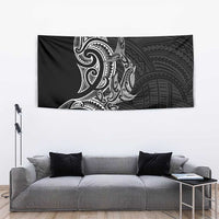 New Zealand Hammerhead Shark Tapestry Maori Haehae Mangopare Black LT14 - Polynesian Pride
