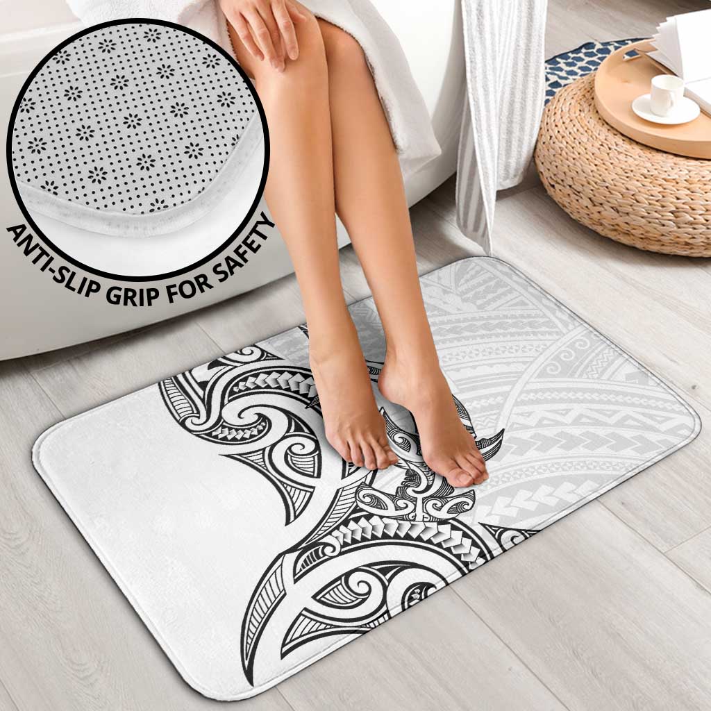New Zealand Hammerhead Shark Bathroom Set Maori Haehae Mangopare White LT14 - Polynesian Pride