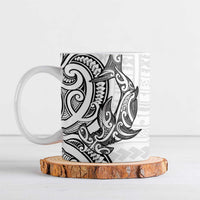 New Zealand Hammerhead Shark Ceramic Mug Maori Haehae Mangopare White LT14 White - Polynesian Pride