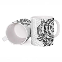 New Zealand Hammerhead Shark Ceramic Mug Maori Haehae Mangopare White LT14 - Polynesian Pride