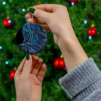 New Zealand Hammerhead Shark Ceramic Ornament Maori Haehae Mangopare Galaxy LT14 - Polynesian Pride