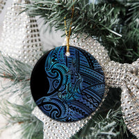 New Zealand Hammerhead Shark Ceramic Ornament Maori Haehae Mangopare Galaxy LT14 - Polynesian Pride