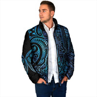 New Zealand Hammerhead Shark Padded Jacket Maori Haehae Mangopare Galaxy LT14 - Polynesian Pride