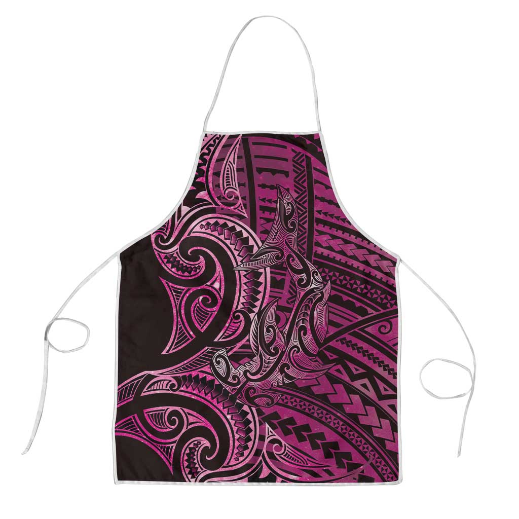 New Zealand Hammerhead Shark Apron Maori Haehae Mangopare Pink LT14 Pink - Polynesian Pride