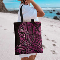 New Zealand Hammerhead Shark Tote Bag Maori Haehae Mangopare Pink LT14 - Polynesian Pride