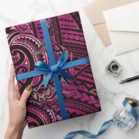 New Zealand Hammerhead Shark Wrapping Paper Maori Haehae Mangopare Pink LT14 - Polynesian Pride