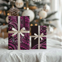 New Zealand Hammerhead Shark Wrapping Paper Maori Haehae Mangopare Pink LT14 - Polynesian Pride