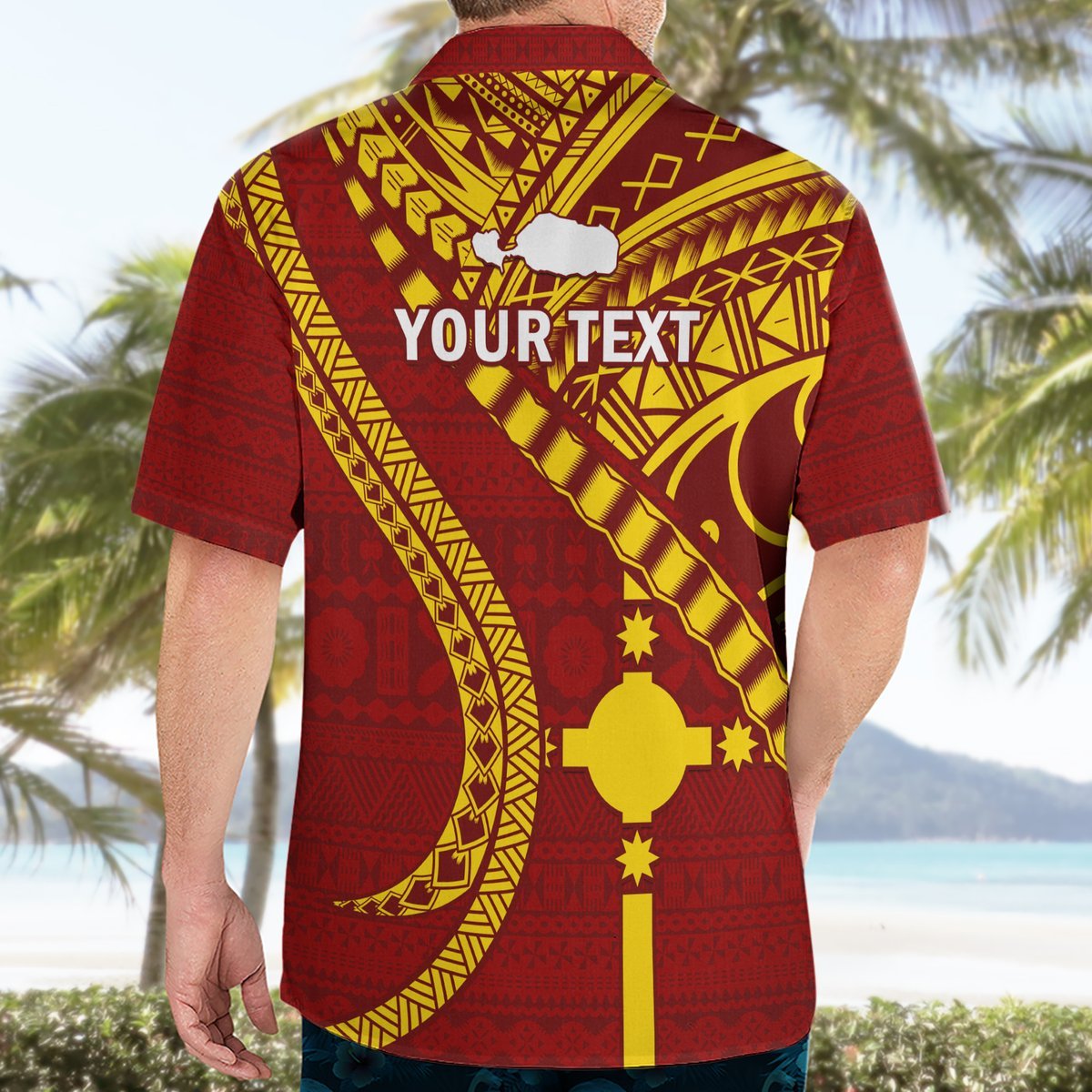 Personalised Fiji Rotuma Hawaiian Shirt Fijian Tapa Pattern LT14 - Polynesian Pride
