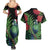 New Zealand Tui Bird Christmas Couples Matching Summer Maxi Dress and Hawaiian Shirt Maori Fern Mix Pohotukawa