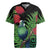 New Zealand Tui Bird Christmas Rugby Jersey Maori Fern Mix Pohotukawa