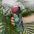 New Zealand Tui Bird Christmas Skinny Tumbler Maori Fern Mix Pohotukawa