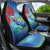 New Zealand Takahe Christmas Car Seat Cover Maori Fern Mix Pohotukawa