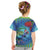 New Zealand Takahe Christmas Kid T Shirt Maori Fern Mix Pohotukawa