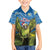 Personalised Jumping Kakapo Christmas Kid Hawaiian Shirt New Zealand Fern - Starry Night Style