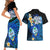 Hafa Adai Guam Couples Matching Short Sleeve Bodycon Dress and Hawaiian Shirt Guahan Sea Turtle Tropical Style LT14 - Polynesian Pride