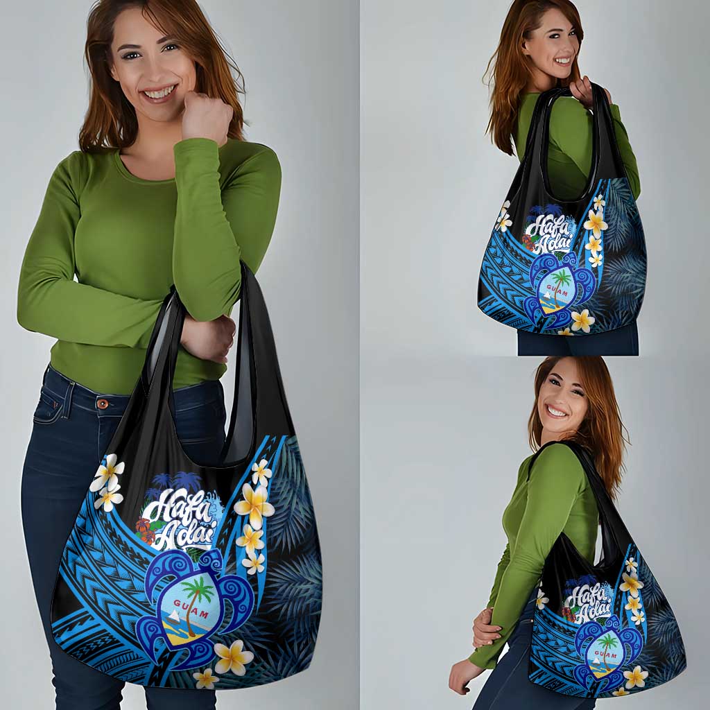 Hafa Adai Guam Grocery Bag Guahan Sea Turtle Tropical Style LT14 - Polynesian Pride