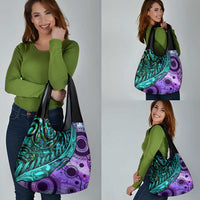 New Zealand Paua Shell With Australia Opal Unique Combine Grocery Bag LT14 - Polynesian Pride