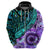 New Zealand Paua Shell With Australia Opal Unique Combine Hoodie LT14 - Polynesian Pride