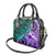 New Zealand Paua Shell With Australia Opal Unique Combine Shoulder Handbag LT14 - Polynesian Pride