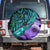 New Zealand Paua Shell With Australia Opal Unique Combine Spare Tire Cover LT14 - Polynesian Pride