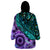 New Zealand Paua Shell With Australia Opal Unique Combine Wearable Blanket Hoodie LT14 - Polynesian Pride