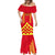 Hawaii Mauna Kea Mermaid Dress Hawaiian Kakau Tribal Pattern LT14 - Polynesian Pride