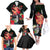 Hawaii Mauna Kea Family Matching Off Shoulder Long Sleeve Dress and Hawaiian Shirt White Mountain With Nene Tropical Vibes LT14 - Polynesian Pride