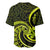 Lime Green New Zealand Mangopare Baseball Jersey Aotearoa Maori Koru Style LT14 - Polynesian Pride