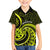 Lime Green New Zealand Mangopare Family Matching Long Sleeve Bodycon Dress and Hawaiian Shirt Aotearoa Maori Koru Style LT14 Son's Shirt Lime Green - Polynesian Pride