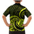 Lime Green New Zealand Mangopare Family Matching Mermaid Dress and Hawaiian Shirt Aotearoa Maori Koru Style LT14 - Polynesian Pride